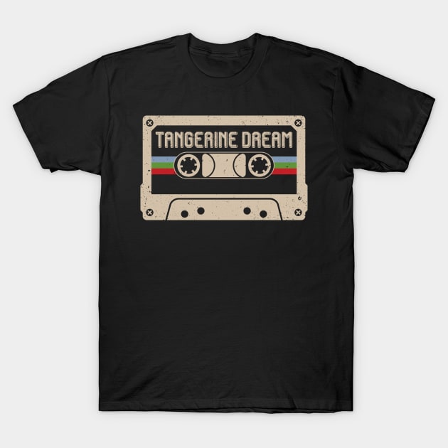 Personalized Tangerine Name Birthday Vintage Cassette Tape T-Shirt by Horton Cyborgrobot